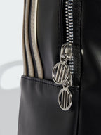 Adidas Black Leather Backpack