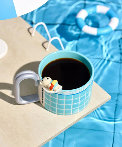 Starbucks Pool Bear Mug