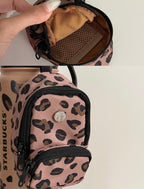 Starbucks Leopard Tumblr with Pouch