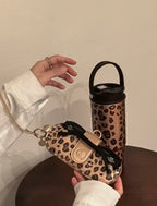 Starbucks Leopard Tumblr with Sunglasses Cover