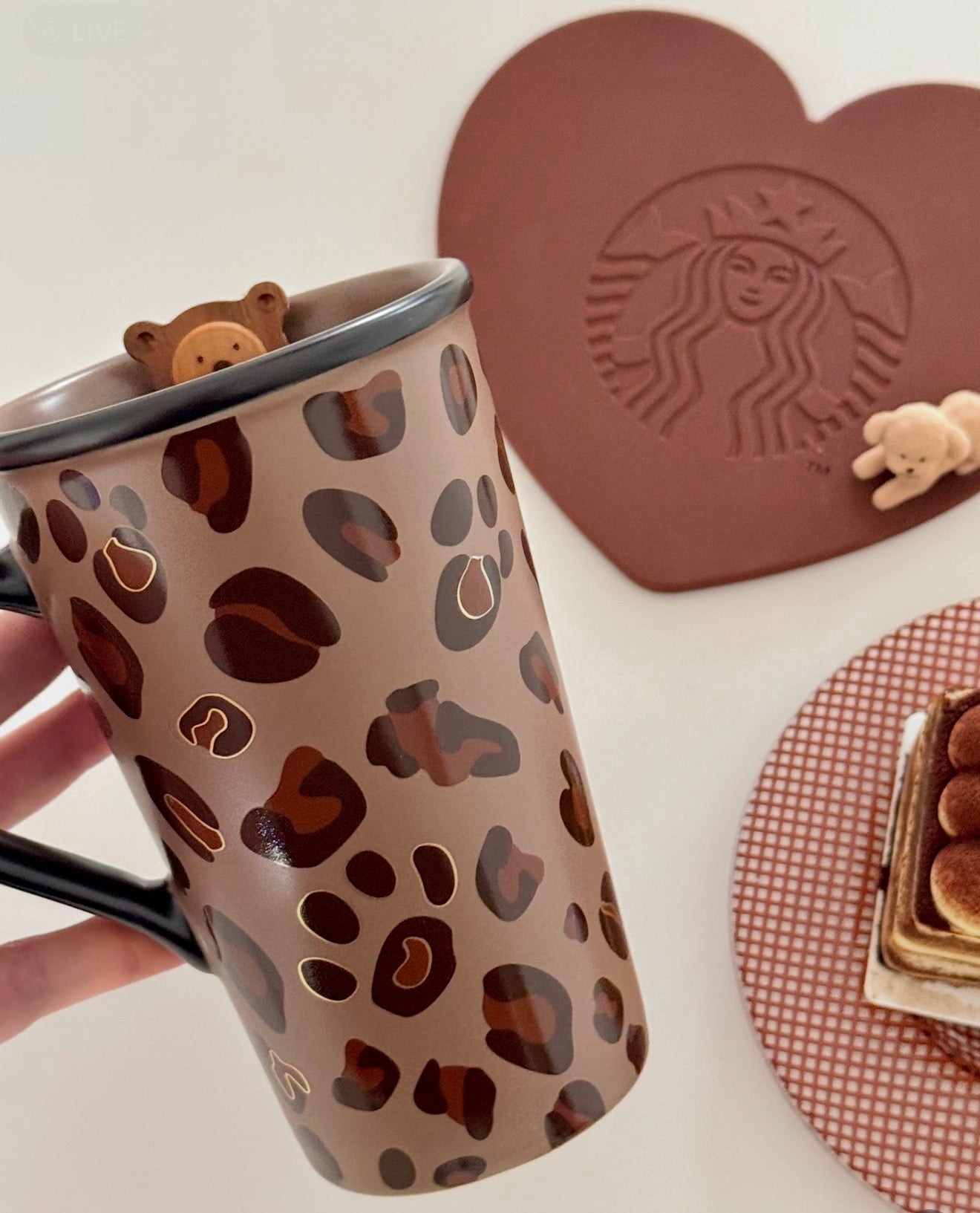 Starbucks Leopard Tall Mug