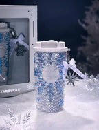 Starbucks Winter Exclusive Diamond Thermos Tumblr