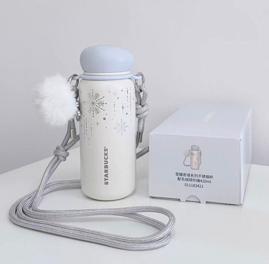 Starbucks Winter Ceramic Thermos Tumblr