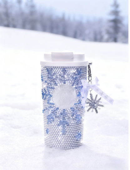 Starbucks Winter Exclusive Diamond Thermos Tumblr