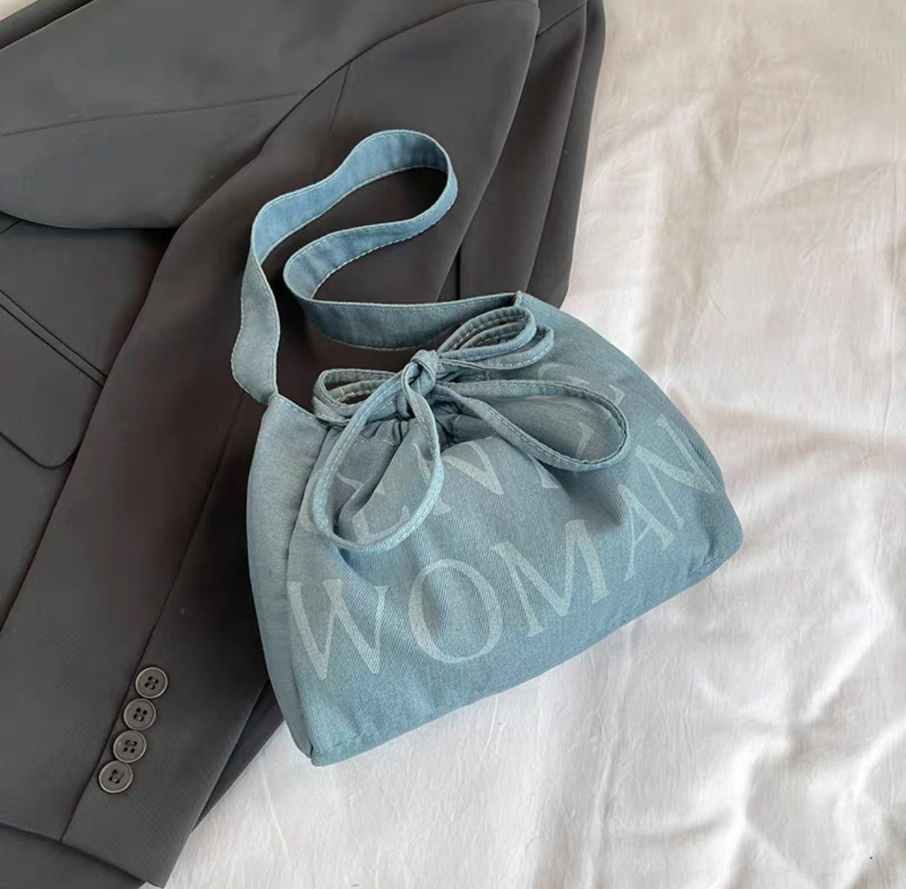 Gentlewoman Denim Dumpling Bag