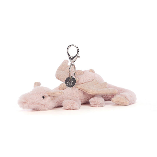 Pink Dragon Bag Charm