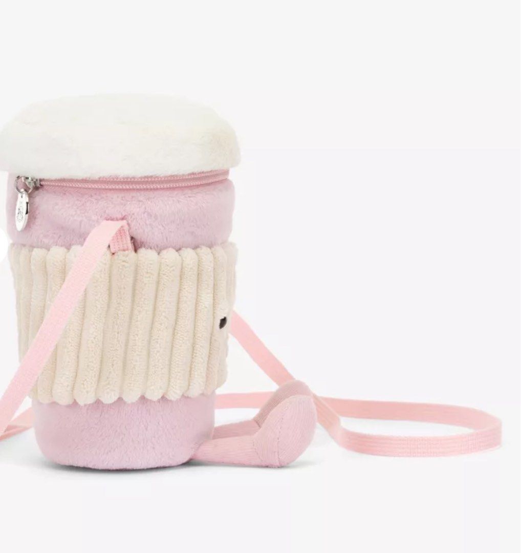JellyCat Pink Bubble Tea Bag